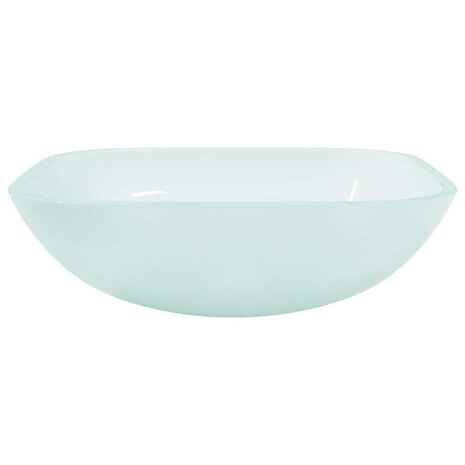 Wasbak 42x42x14 cm glas mat 3