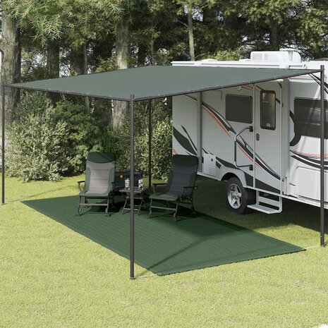 Tenttapijt 250x500 cm HDPE groen 1