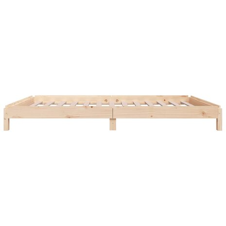 Bed stapelbaar 75x190 cm massief grenenhout 7