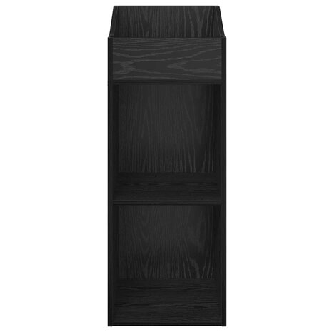 Platenkast Zwart eiken 36 x 36 x 95,5 cm Bewerkt hout 4