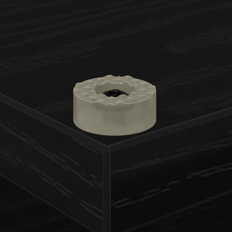Platenkast Zwart eiken 36 x 36 x 95,5 cm Bewerkt hout 8