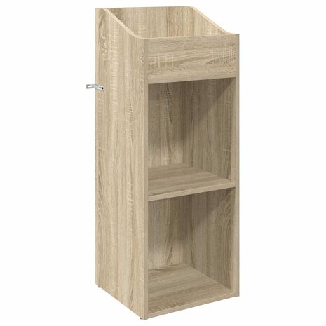 Platenkast Sonoma Eiken 36 x 36 x 95,5 cm Bewerkt hout 2