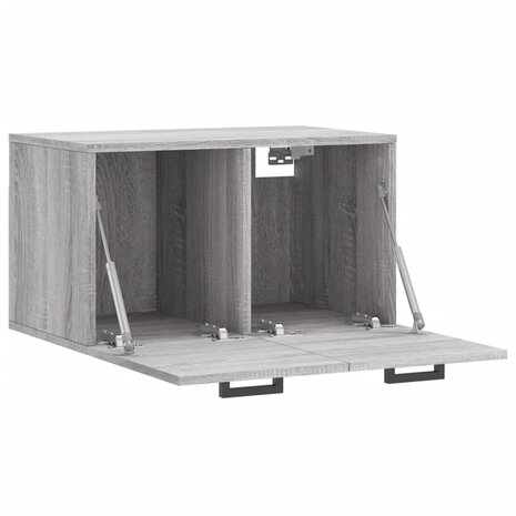 Wandkast 60x36,5x35 cm bewerkt hout grijs sonoma eikenkleurig 4