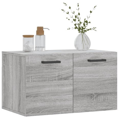 Wandkast 60x36,5x35 cm bewerkt hout grijs sonoma eikenkleurig 9