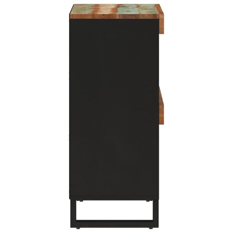 Bijzetkast 85x33x75 cm massief gerecycled hout 4