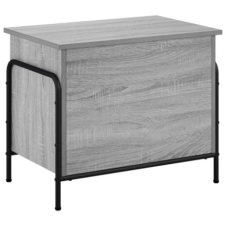 Opbergbox Grijs Sonoma 80 x 40 x 49,5 cm Bewerkt hout 2