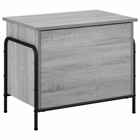 Opbergbox Grijs Sonoma 80 x 40 x 49,5 cm Bewerkt hout 5