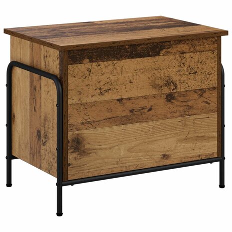 Opbergbox Oud hout 80 x 40 x 49,5 cm Bewerkt hout 2