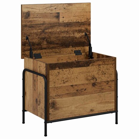 Opbergbox Oud hout 80 x 40 x 49,5 cm Bewerkt hout 3
