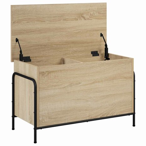 Opbergbox Sonoma Eiken 80 x 40 x 49,5 cm Bewerkt hout 3