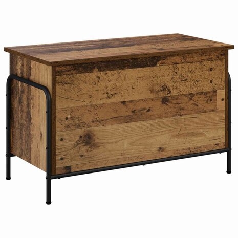 Opbergbox Oud hout 80 x 40 x 49,5 cm Bewerkt hout 2