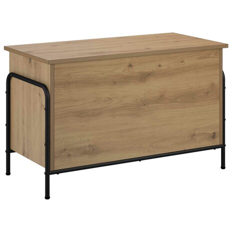 Opbergbox Artisanaal eiken 80 x 40 x 49,5 cm Bewerkt hout 2