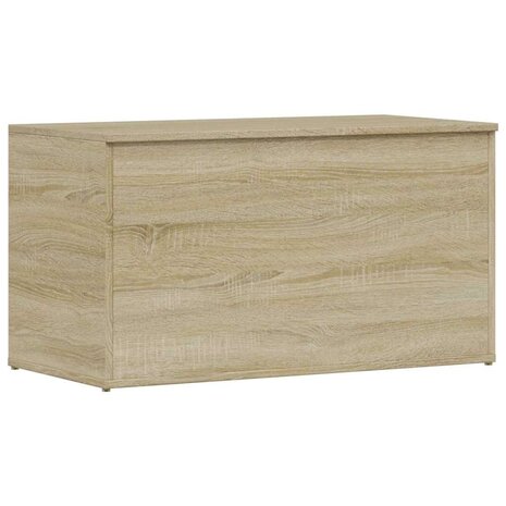 Opbergkist 84x42x46 cm bewerkt hout sonoma eikenkleurig 2