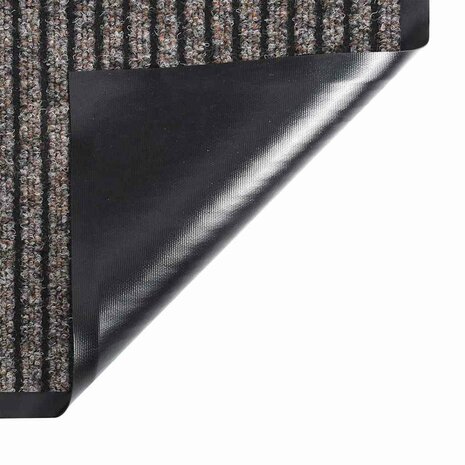 Deurmat 60x80 cm gestreept beige 3