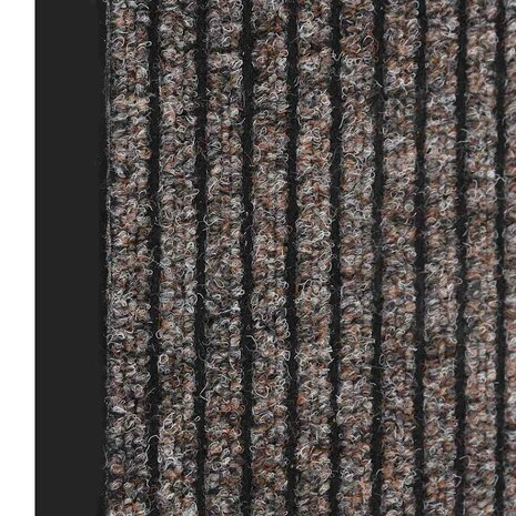 Deurmat 60x80 cm gestreept beige 4