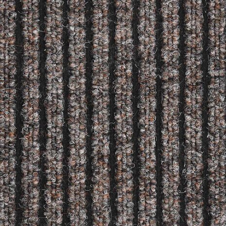 Deurmat 60x80 cm gestreept beige 5