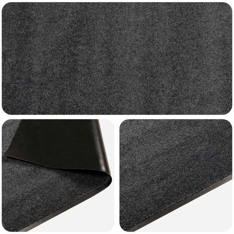 Deurmat Lichtgrijs 60 x 40 cm 100% Polyamide 3