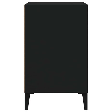 Schoenenkast 102x36x60 cm bewerkt hout zwart 4