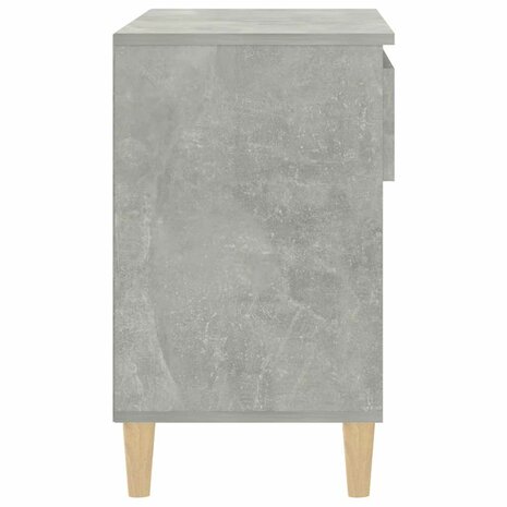Schoenenkast 70x36x60 cm bewerkt hout betongrijs 8