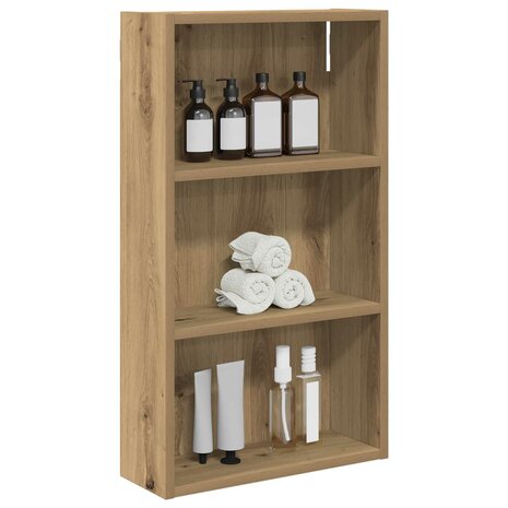 Badkamerwandkast Artisanaal eiken 40 x 14 x 70 cm 3