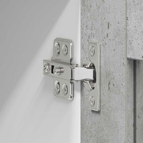 Hangkast Beton Grijs 40 x 31 x 40 cm Bewerkt hout 9