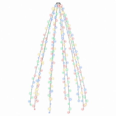 Kerstboomverlichting met 300 LED's meerkleurig net 300 cm 2