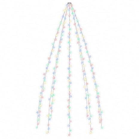 Kerstboomverlichting met 400 LED's meerkleurig net 400 cm 2