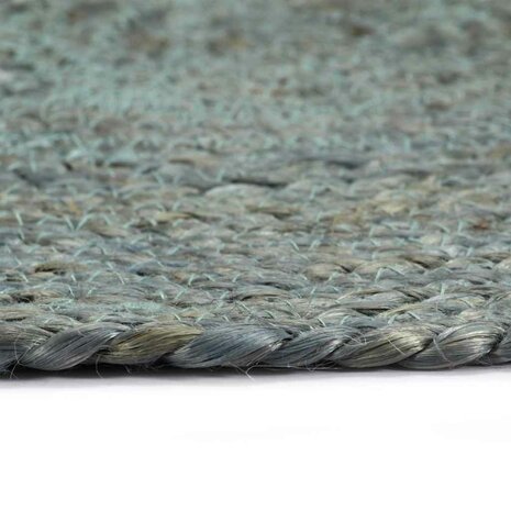 Placemats 4 st rond 38 cm jute olijfgroen 4