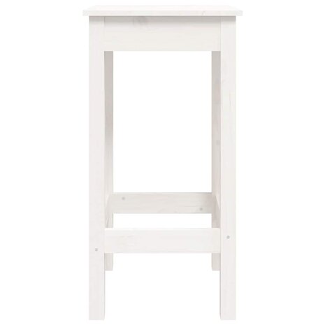 3-delige Barset massief grenenhout wit 9