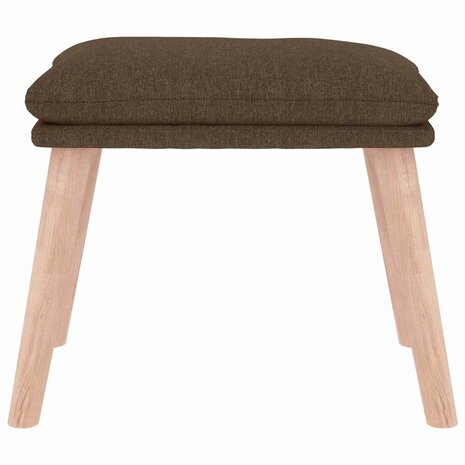 Voetenbank 45x29,5x35 cm stof bruin 3