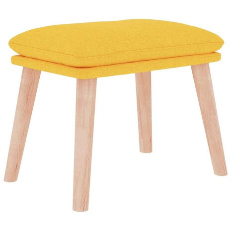 Voetenbank 45x29,5x35 cm stof mosterdgeel 2