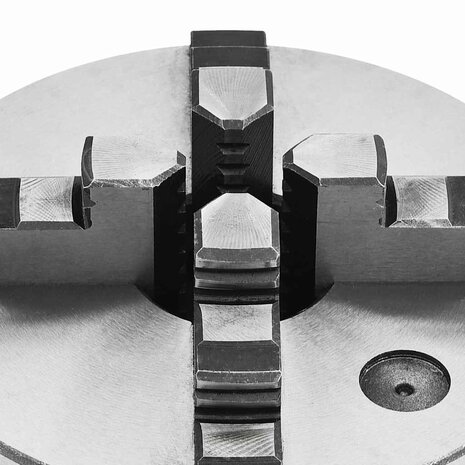 Klauwplaat met 4 bekken zelfcentrerend 160 mm staal K12 160 5