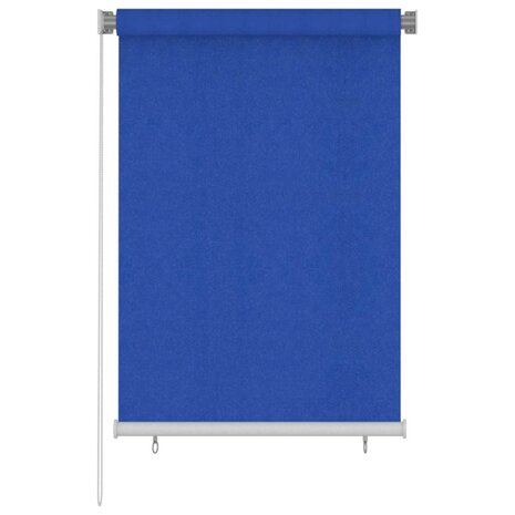 Rolgordijn voor buiten 105(B)x140(H) cm HDPE blauw 1