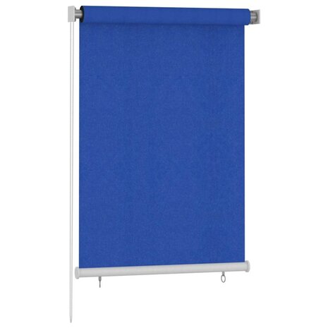 Rolgordijn voor buiten 105(B)x140(H) cm HDPE blauw 2