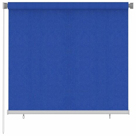 Rolgordijn voor buiten 165(B)x140(H) cm HDPE blauw 1
