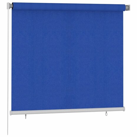 Rolgordijn voor buiten 165(B)x140(H) cm HDPE blauw 2
