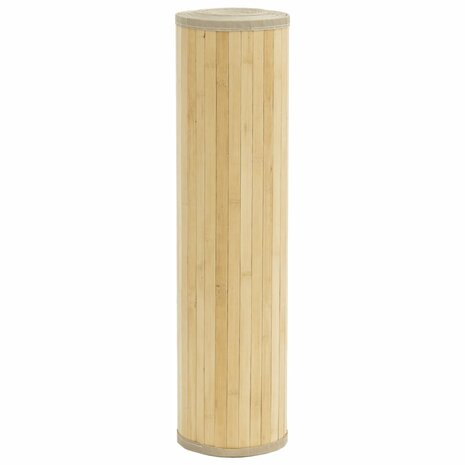 Vloerkleed rechthoekig 60x200 cm bamboe lichtnaturel 3