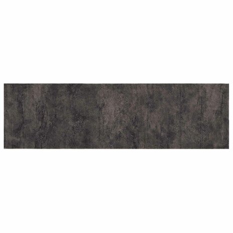 Keukenmat zwart beton 150 x 45 cm 100% Polyamide 2