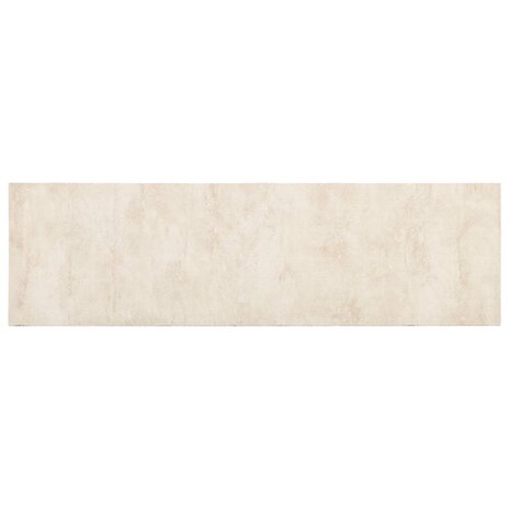 Keukenmat cr&egrave;mekleurig beton 150 x 45 cm 100% Polyamide 2