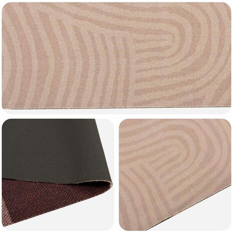 Keukenmat Taupe Scandinavisch 150 x 45 cm 3