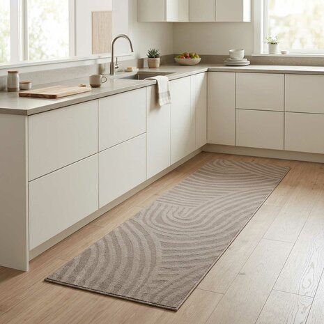Keukenmat Bruin Scandinavisch 150 x 45 cm 1