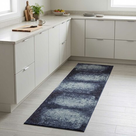 Keukenmat Blauwe Schaduw 150 x 45 cm 100% Polyamide 1