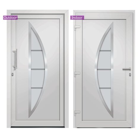 Voordeur 98x208 cm wit 3