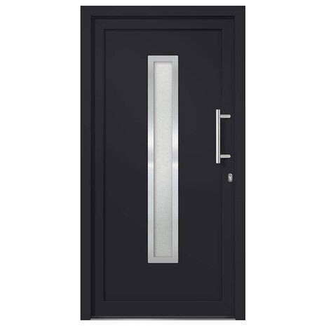 Voordeur 98x208 cm antraciet 3