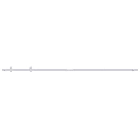Ophangset voor minischuifdeur 183 cm koolstofstaal wit 2