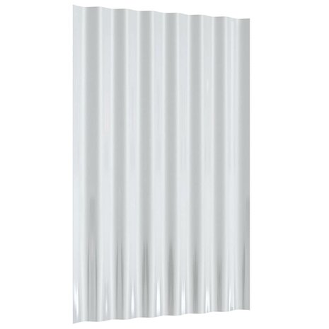 Dakpanelen 36 st 60x36 cm gegalvaniseerd staal groen 5