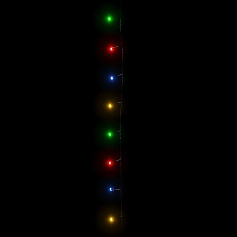 Lichtslinger met 600 LED's meerkleurig 60 m PVC 4