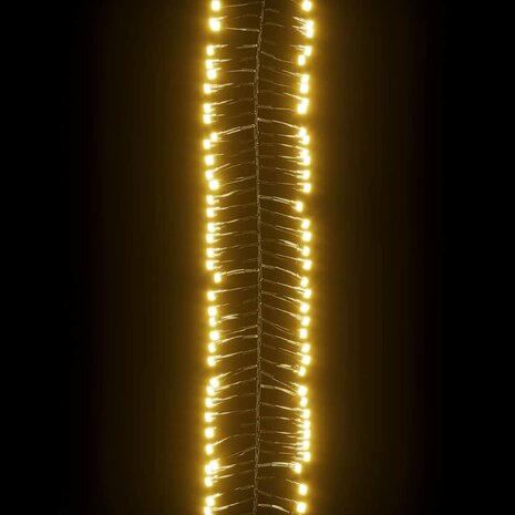 Lichtslinger cluster met 1000 LED's warmwit PVC 5