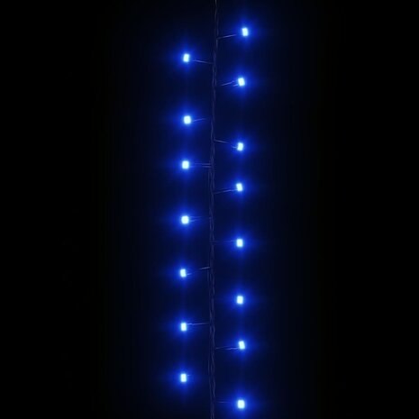 Lichtslinger compact met 400 LED's blauw 13 m PVC 5