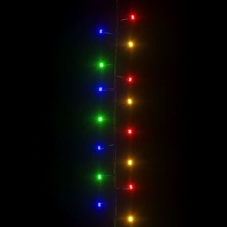 Lichtslinger compact met 400 LED's meerkleurig 13 m PVC 5